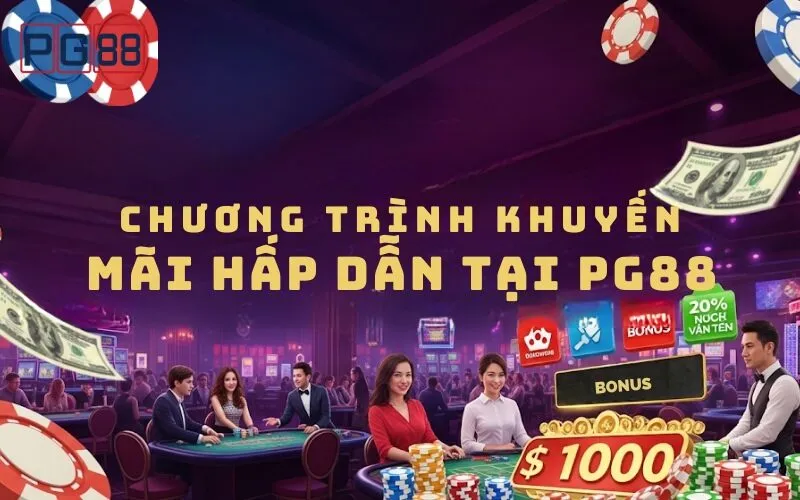 Chương trình khuyến mãi hấp dẫn tại PG88