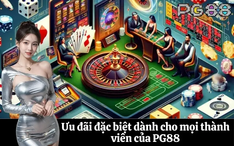 Ưu đãi đặc biệt dành cho mọi thành viên của PG88